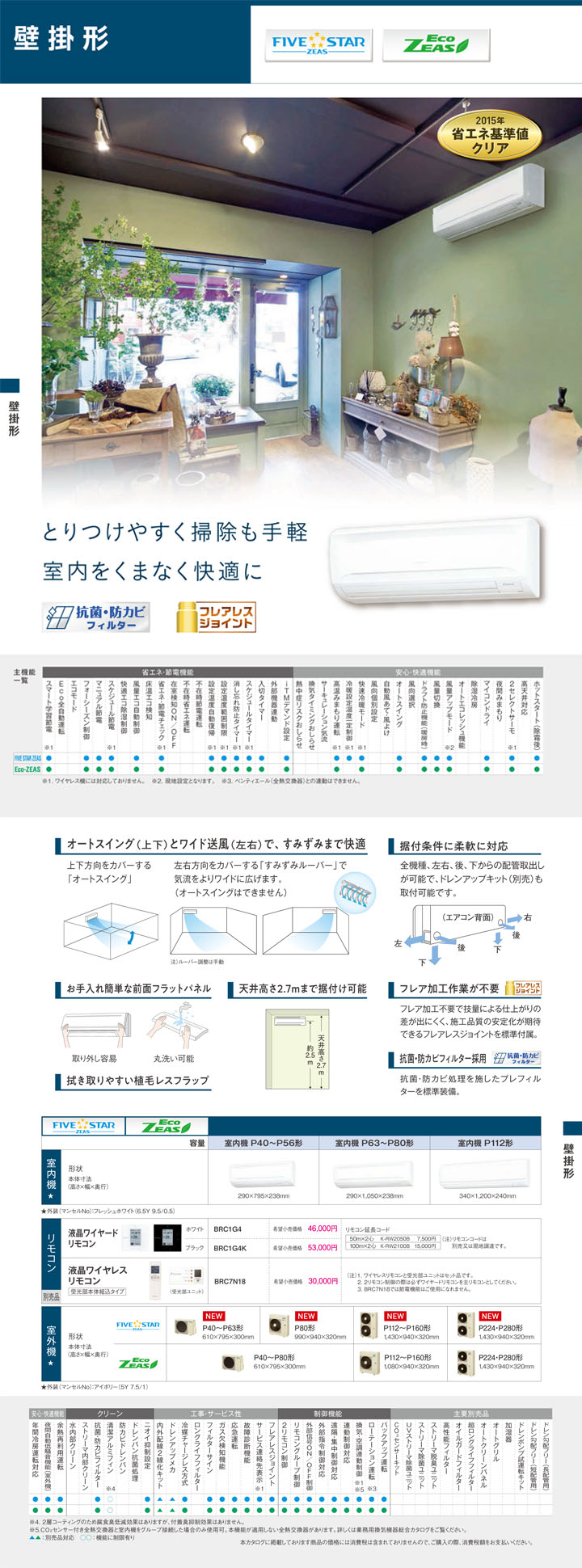 ダイキン 業務用エアコン SSRA40CV