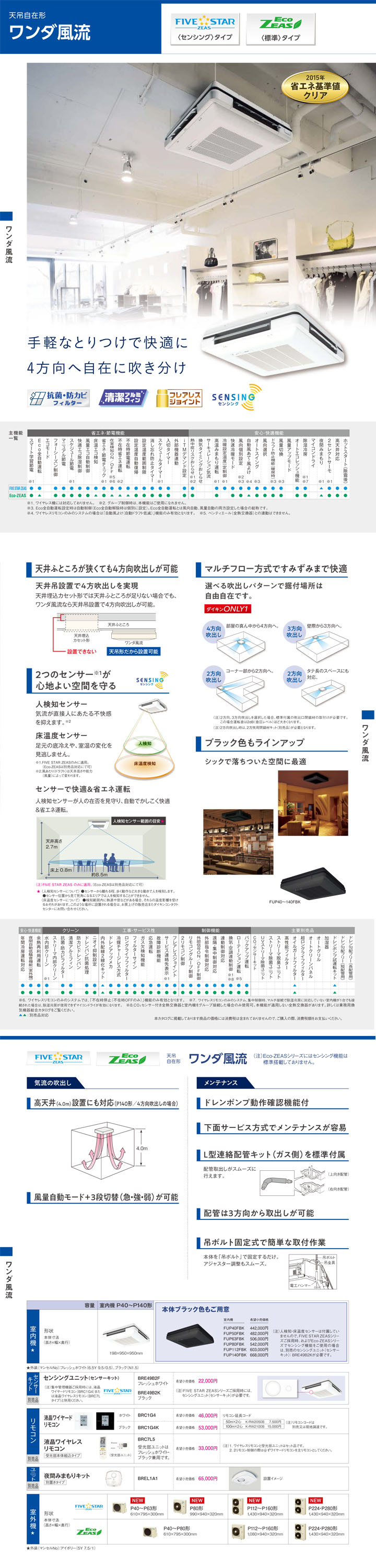 ダイキン 業務用エアコン SSRU40CNV-bk