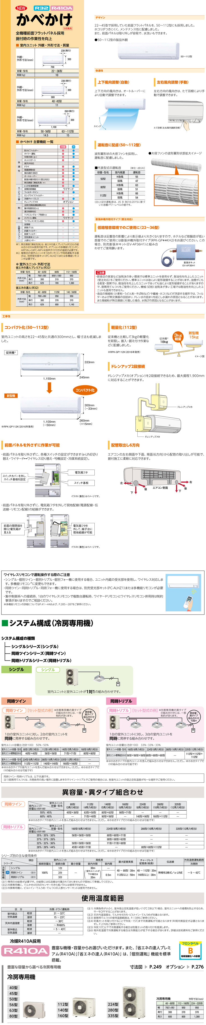 日立 業務用エアコン RPK-AP56EA6