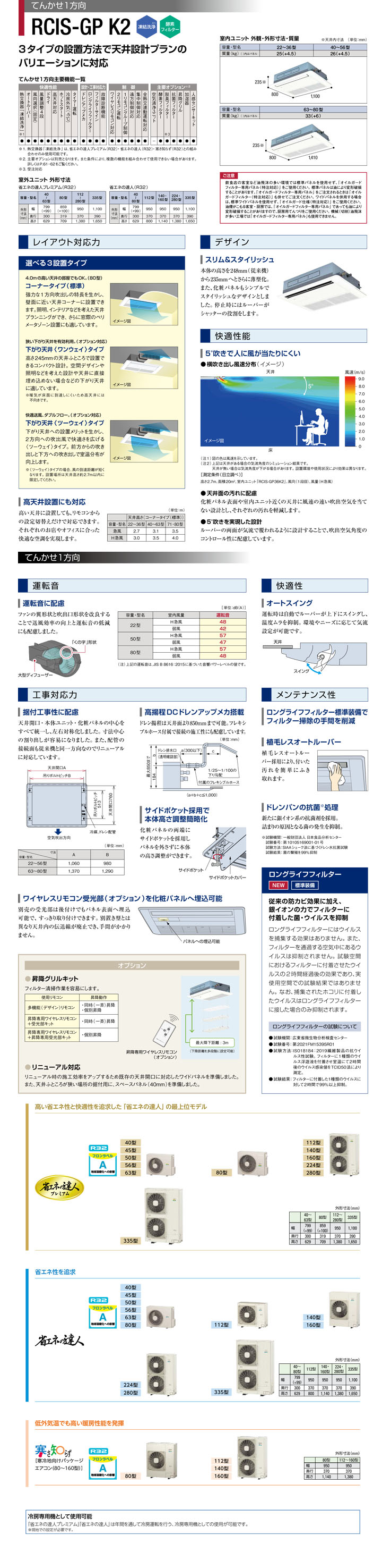 日立 業務用エアコン RCIS-GP45RSH6