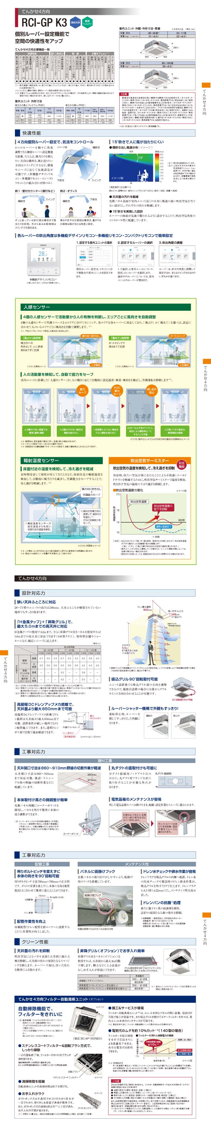 日立 業務用エアコン RCI-GP140RSH8