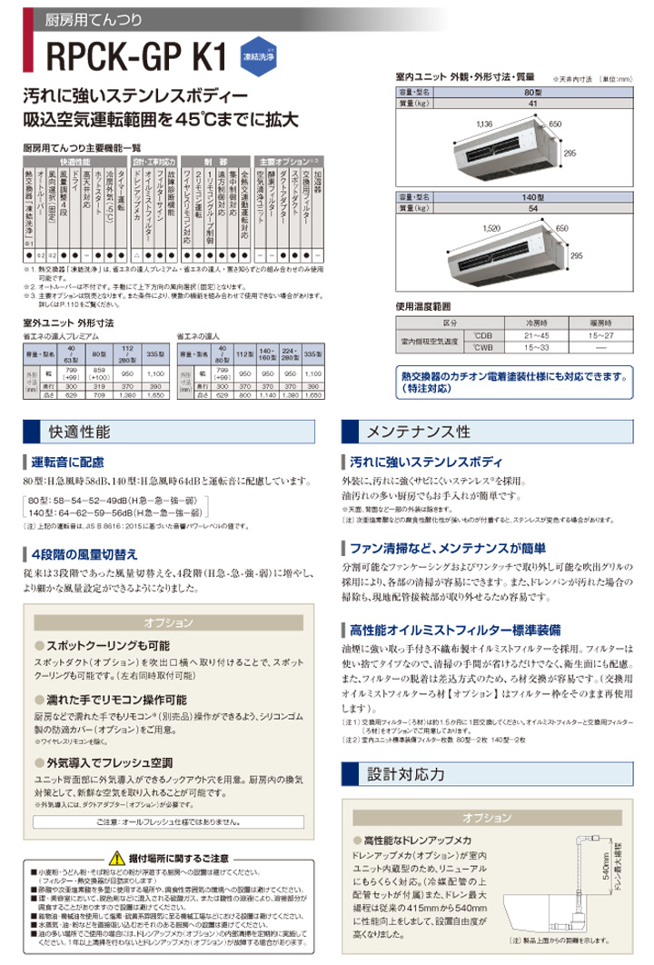 日立 業務用エアコン RPCK-GP80RGH5
