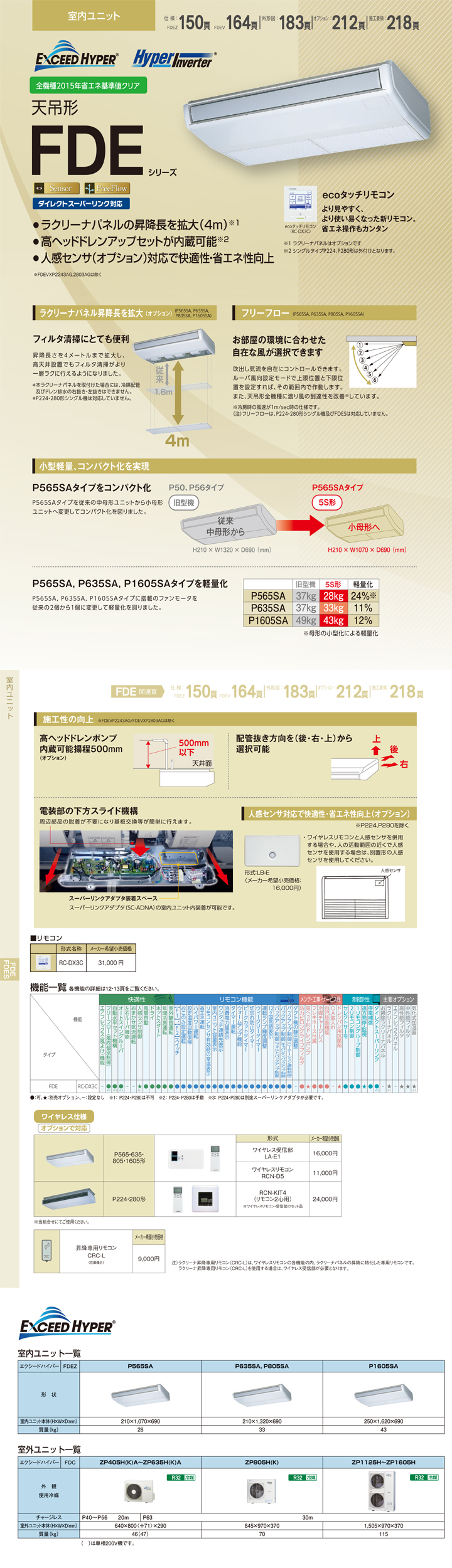 三菱重工 業務用エアコン FDEZ405HKA5SA-wl
