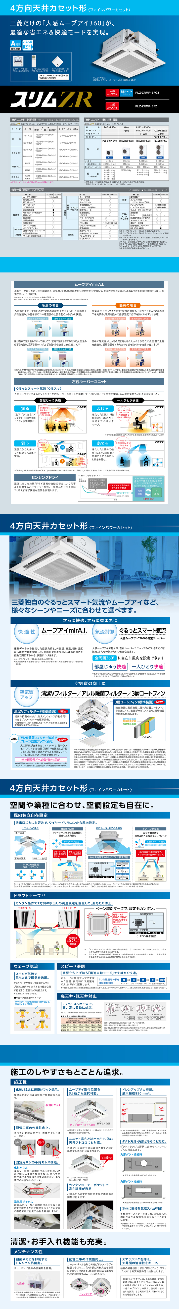 三菱電機 業務用エアコン PLZ-ZRMP63SELFZ