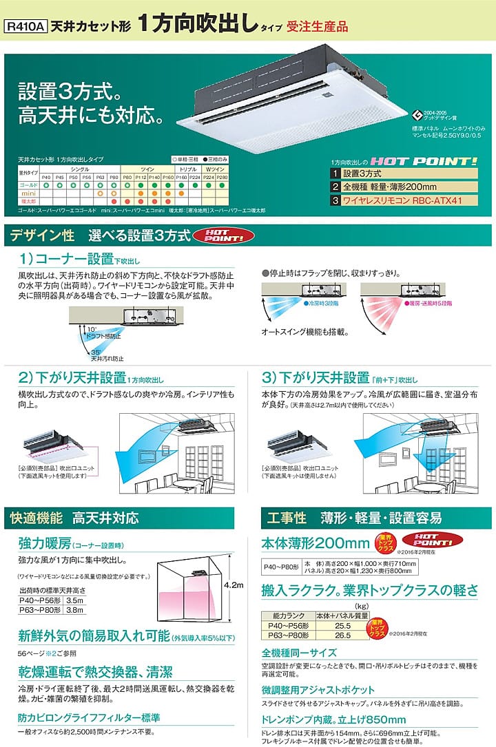 東芝 業務用エアコン ASSA04057M