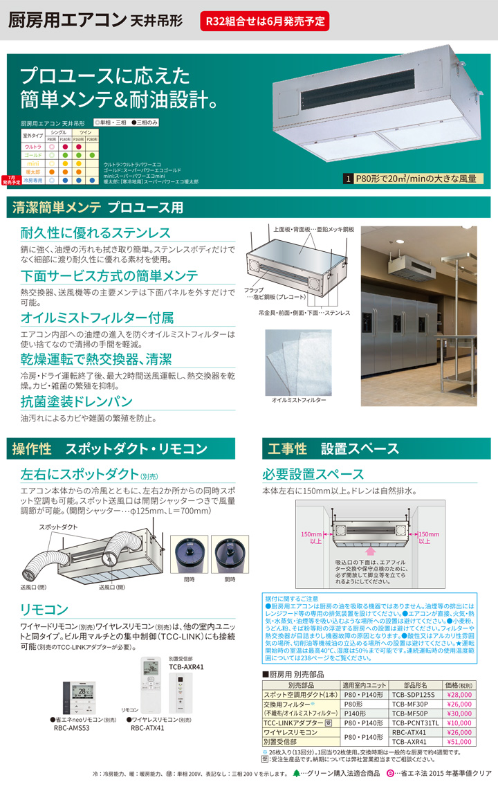 東芝 業務用エアコン RPHA08031M