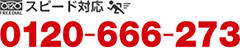 フリーダイヤル　0120-666-273